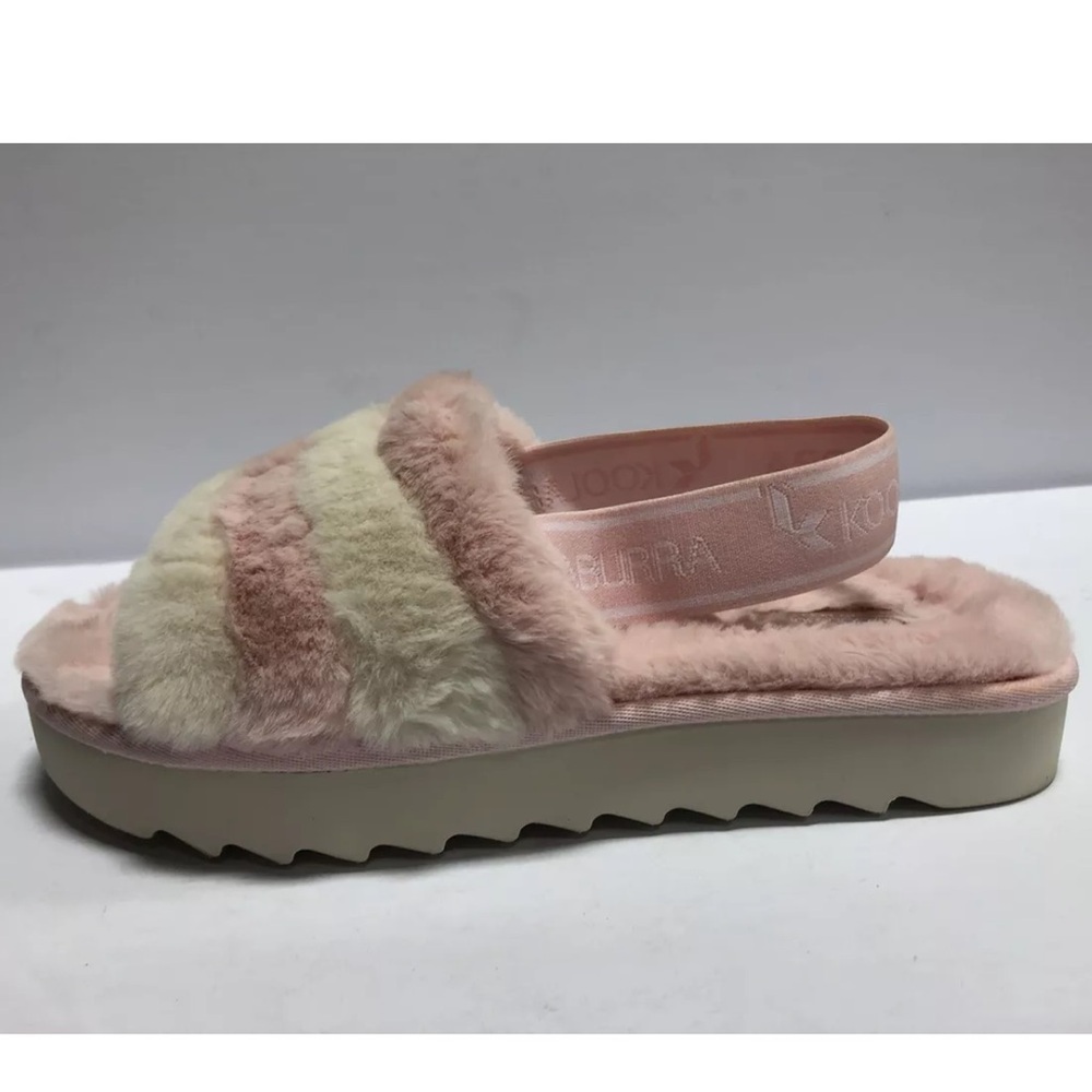Koolaburra Women’s Fuzz’N Pink Slippers, Size 9M